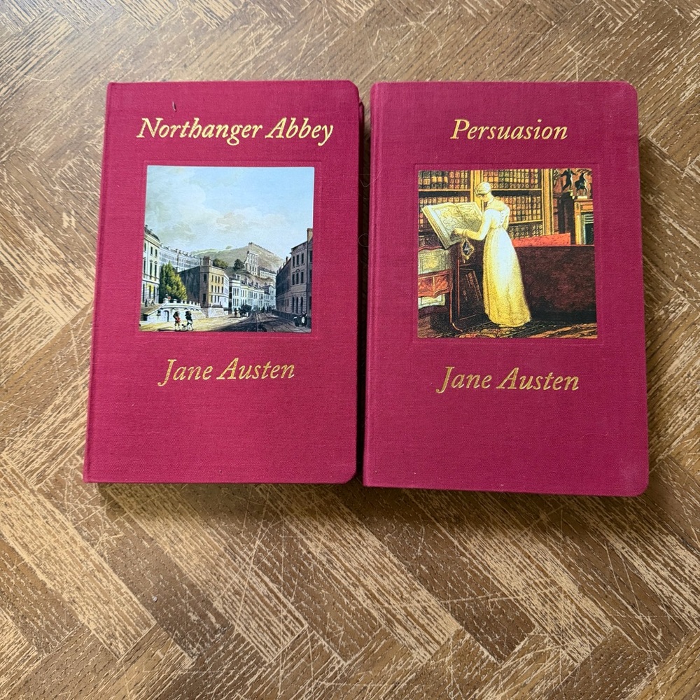 Jane Austen Hardcover Books from England